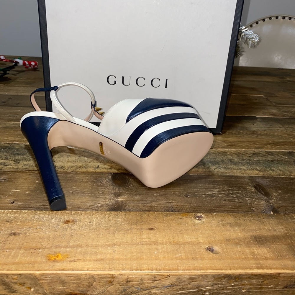 Gucci Angel Platform Spiked Sandals - Picture 4 of 8